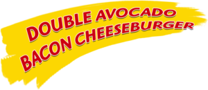 Double Avocado Burger splash