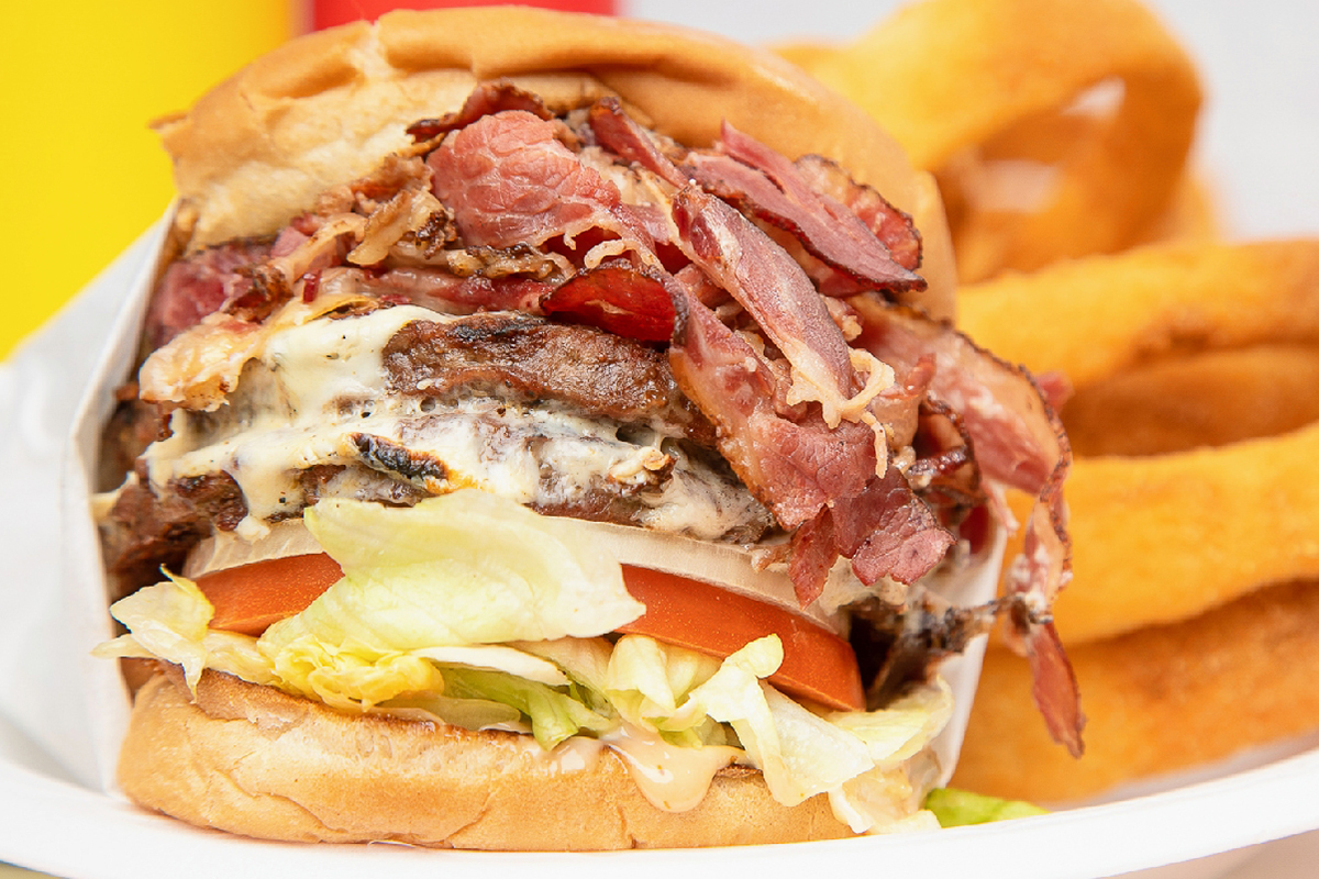 Double Pastrami Cheeseburger